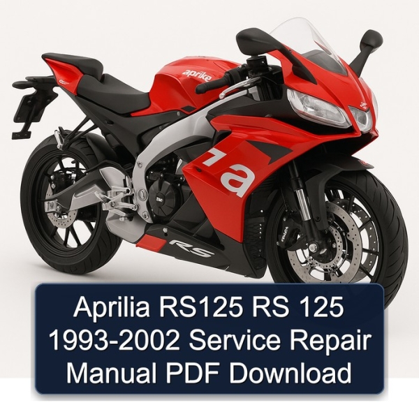 Aprilia RS125 RS 125 1993-2002 Service Repair Manual PDF Download