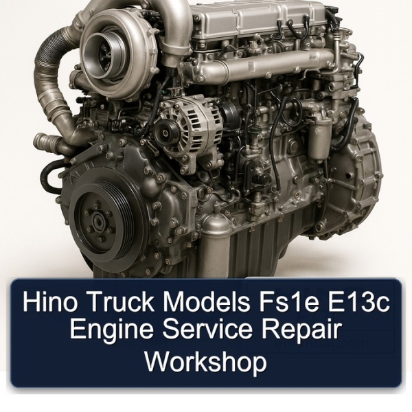 Hino Truck Models Fs1e E13c Engine Service Repair Workshop