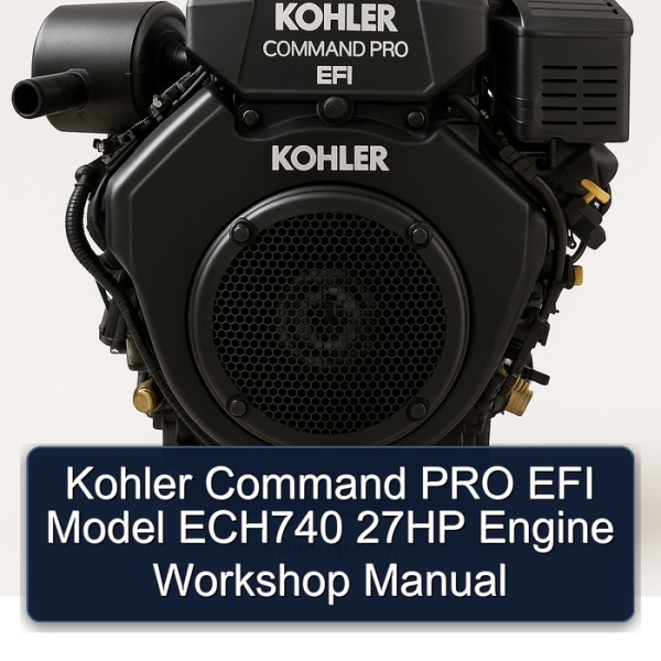 Kohler Command PRO EFI Model ECH740 27HP Engine Workshop Manual