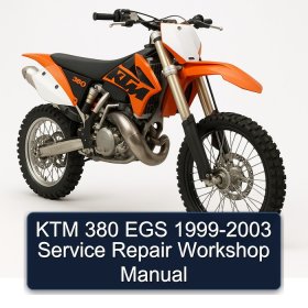 KTM 380 EGS 1999-2003 Service Repair Workshop Manual