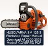 HUSQVARNA SM 125 S Workshop Repair Manual Download All 2000-2003 ModelS COVERED PDF