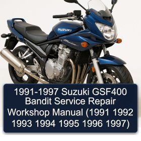 1991-1997 Suzuki GSF400 Bandit Service Repair Workshop Manual (1991 1992 1993 1994 1995 1996 1997)
