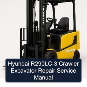 Hyundai R290LC-3 Crawler Excavator Repair Service Manual