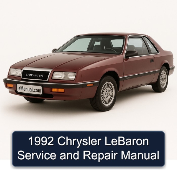 1992 Chrysler LeBaron Service and Repair Manual