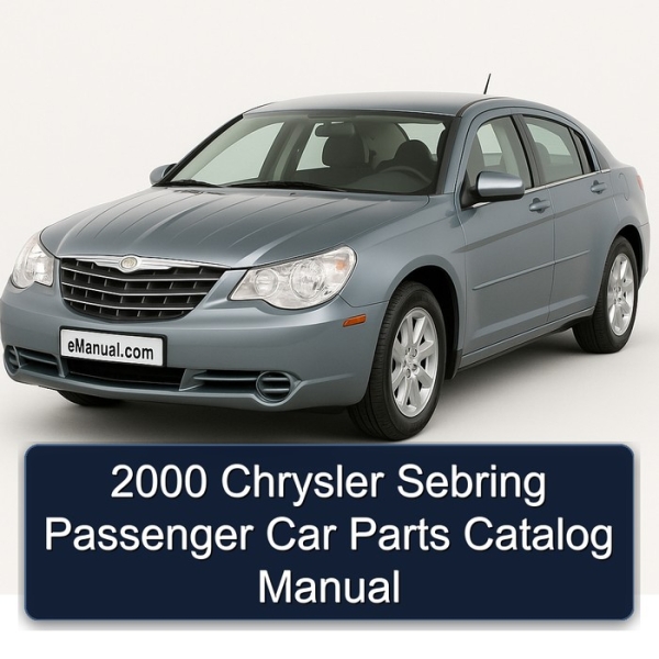 2000 Chrysler Sebring Passenger Car Parts Catalog Manual