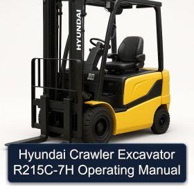 Hyundai Crawler Excavator R215C-7H Operating Manual