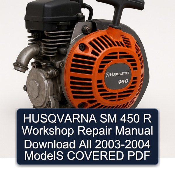 HUSQVARNA SM 450 R Workshop Repair Manual Download All 2003-2004 ModelS COVERED PDF