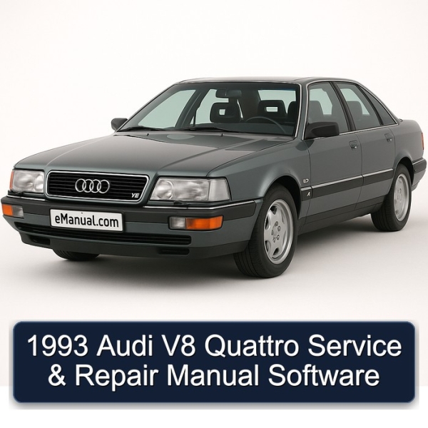 1993 Audi V8 Quattro Service & Repair Manual Software