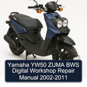 Yamaha YW50 ZUMA BWS Digital Workshop Repair Manual 2002-2011