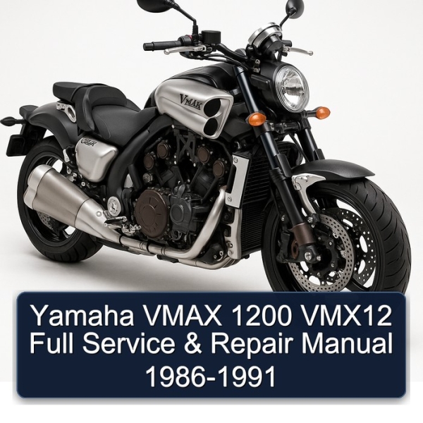 Yamaha VMAX 1200 VMX12 Full Service & Repair Manual 1986-1991