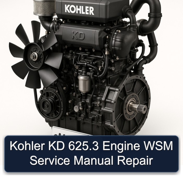 Kohler KD 625.3 Engine WSM Service Manual Repair