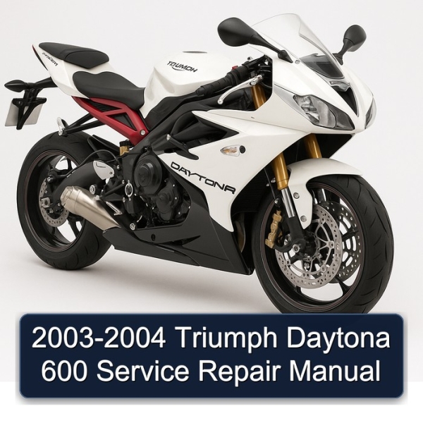 2003-2004 Triumph Daytona 600 Service Repair Manual