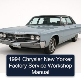 1994 Chrysler New Yorker Factory Service Workshop Manual