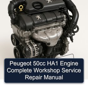 Peugeot 50cc HA1 Engine Complete Workshop Service Repair Manual