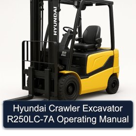 Hyundai Crawler Excavator R250LC-7A Operating Manual
