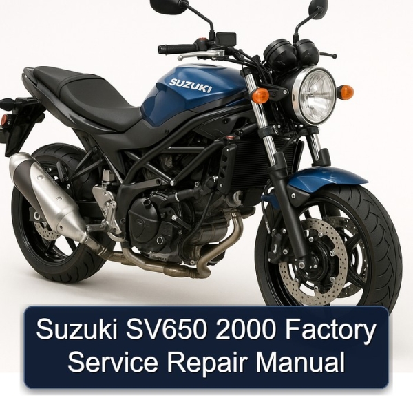 Suzuki SV650 2000 Factory Service Repair Manual