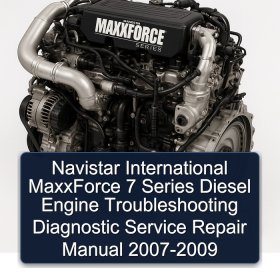 Navistar International MaxxForce 7 Series Diesel Engine Troubleshooting Diagnostic Service Repair Manual 2007-2009