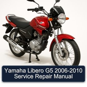 Yamaha Libero G5 2006-2010 Service Repair Manual