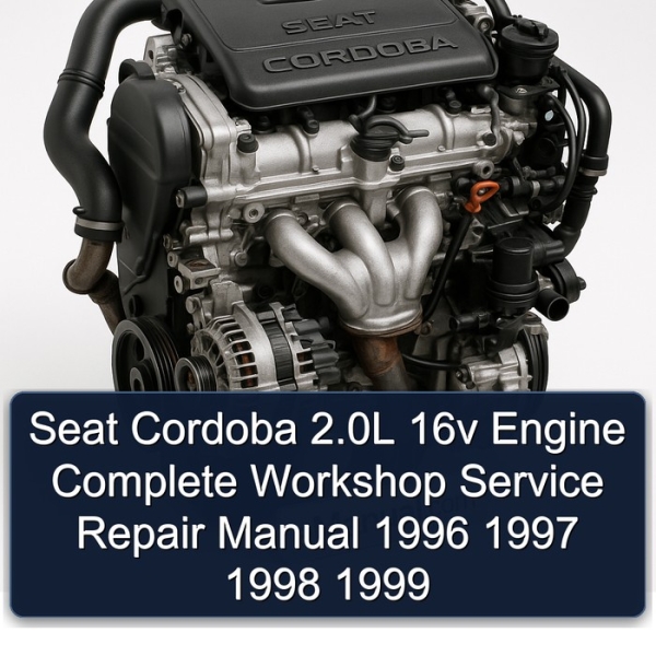 Seat Cordoba 2.0L 16v Engine Complete Workshop Service Repair Manual 1996 1997 1998 1999