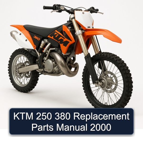 KTM 250 380 Replacement Parts Manual 2000