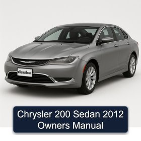 Chrysler 200 Sedan 2012 Owners Manual