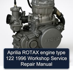 Aprilia ROTAX engine type 122 1996 Workshop Service Repair Manual