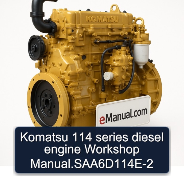 Komatsu 114 series diesel engine Workshop Manual.SAA6D114E-2