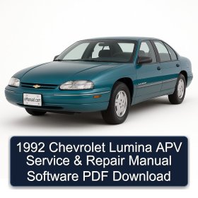 1992 Chevrolet Lumina APV Service & Repair Manual Software PDF Download