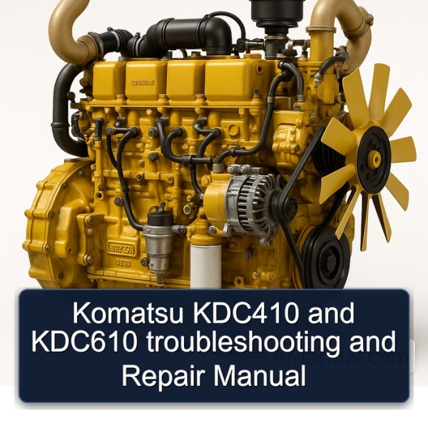 Komatsu KDC410 and KDC610 troubleshooting and Repair Manual