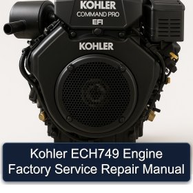 Kohler ECH749 Engine Factory Service Repair Manual