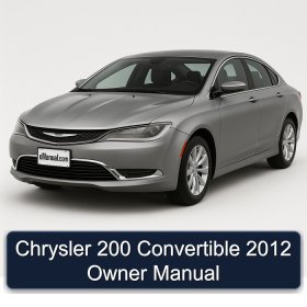 Chrysler 200 Convertible 2012 Owner Manual