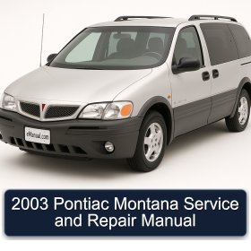 2003 Pontiac Montana Manual de servicio y reparación
