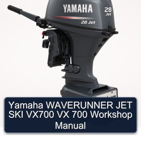 Yamaha WAVERUNNER JET SKI VX700 VX 700 Workshop Manual