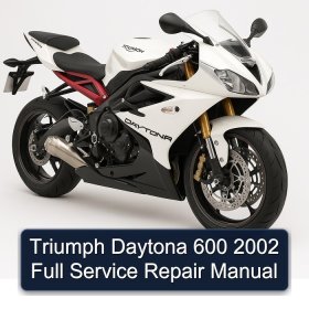 Triumph Daytona 600 2002 Full Service Repair Manual