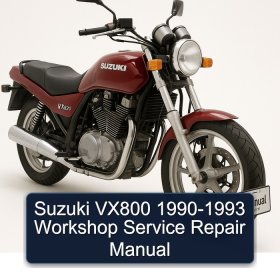 Suzuki VX800 1990-1993 Workshop Service Repair Manual
