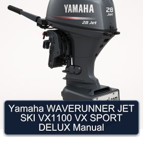 Yamaha WAVERUNNER JET SKI VX1100 VX SPORT DELUX Manual