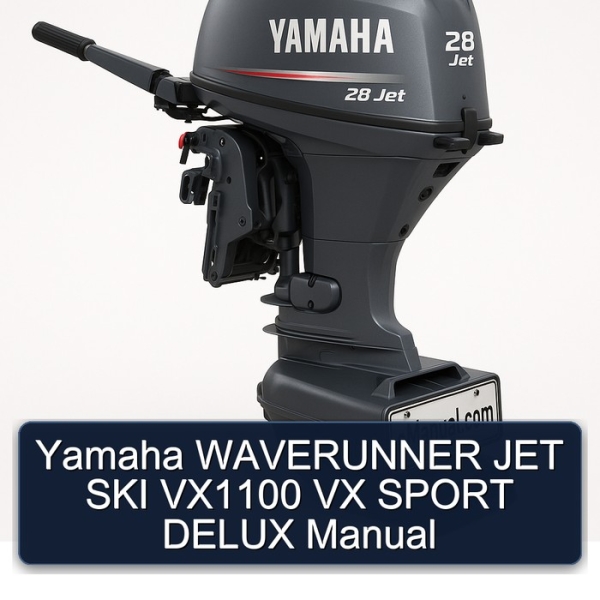 Yamaha WAVERUNNER JET SKI VX1100 VX SPORT DELUX Manual