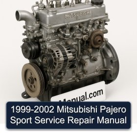 1999-2002 Mitsubishi Pajero Sport Service Repair Manual