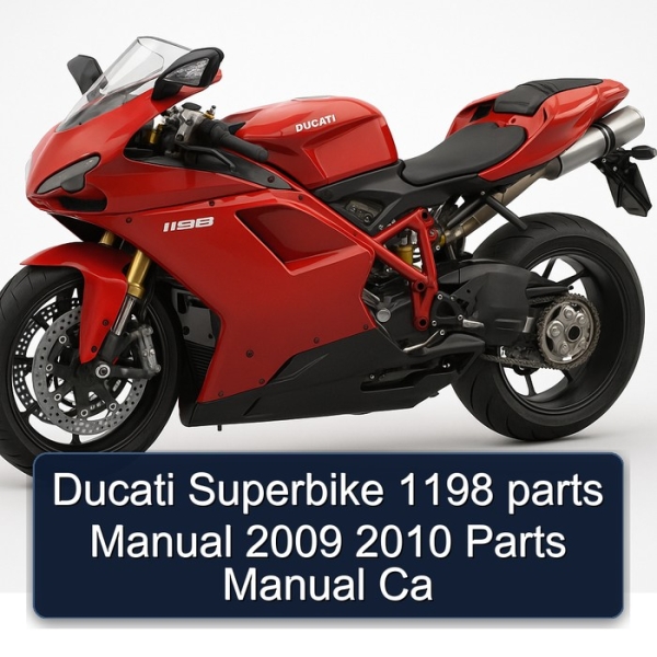 Ducati Superbike 1198 parts Manual 2009 2010 Parts Manual Ca