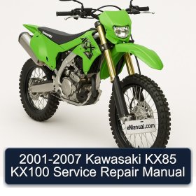 2001-2007 Kawasaki KX85 KX100 Service Repair Manual