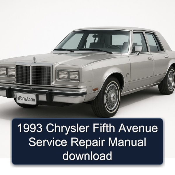 1993 Chrysler Fifth Avenue Service Repair Manual download