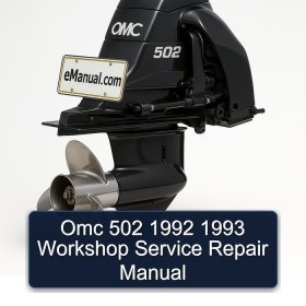 Omc 502 1992 1993 Workshop Service Repair Manual