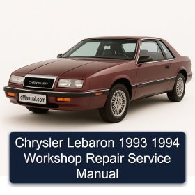Chrysler Lebaron 1993 1994 Workshop Repair Service Manual
