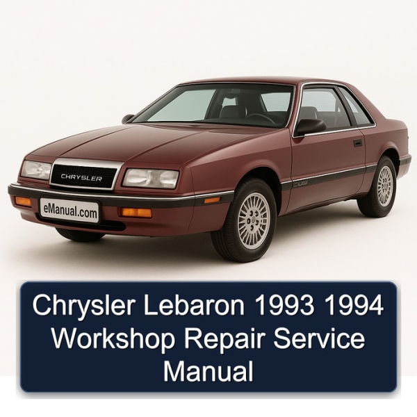 Chrysler Lebaron 1993 1994 Workshop Repair Service Manual