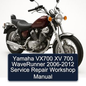 Yamaha VX700 XV 700 WaveRunner 2006-2012 Service Repair Workshop Manual