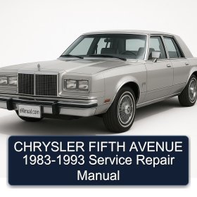 CHRYSLER FIFTH AVENUE 1983-1993 Service Repair Manual