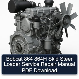 Bobcat 864 864H Skid Steer Loader Service Repair Manual PDF Download