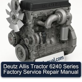 Deutz Allis Tractor 6240 Series Factory Service Repair Manual