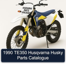 1990 TE350 Husqvarna Husky Parts Catalogue