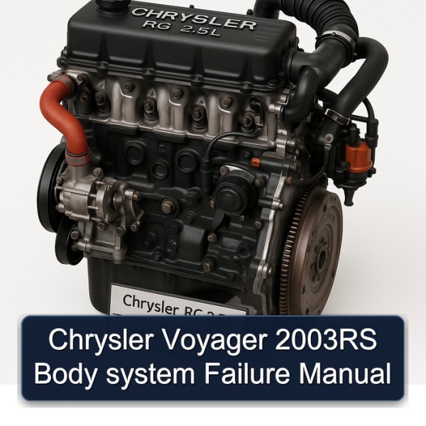 Chrysler Voyager 2003RS Body system Failure Manual